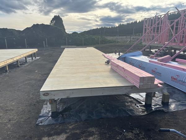 Second wing under construction