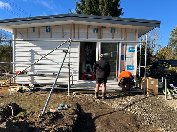 External Cladding install