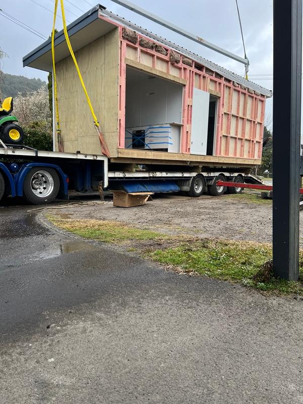 Second unit ready for placement